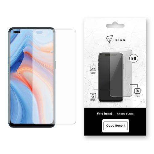 Verre trempe pour Oppo Reno 4, Transparent
