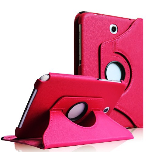 Etui pour Tablette Galaxy Note 8 Rotatif Fushia