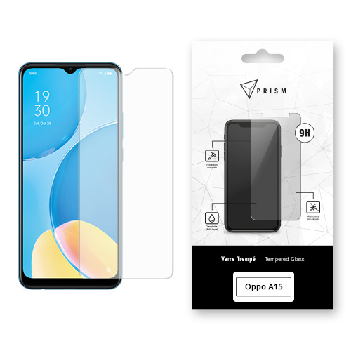 Verre trempe pour Oppo A15, Transparent