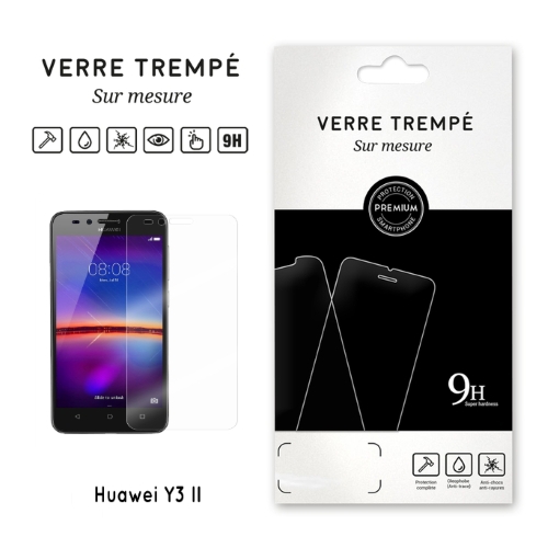 Verre trempe pour Huawei Y3 II, Transparent