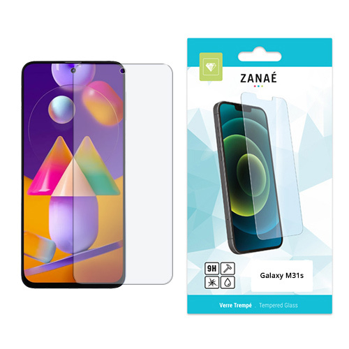Verre trempe pour Samsung Galaxy M31s ,Transparent