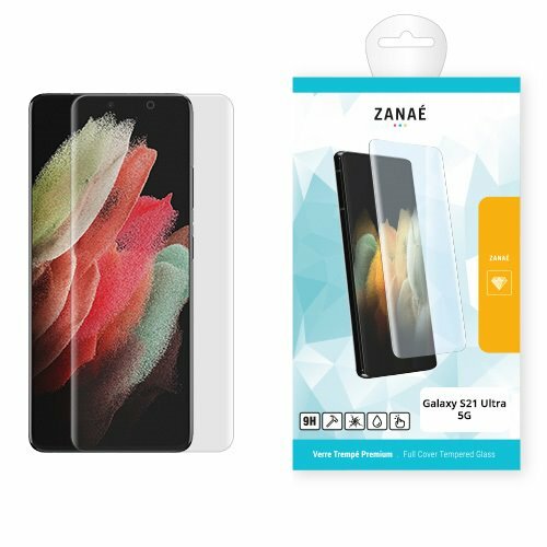 Verre trempe recourbe pour Galaxy S21 Ultra 5G, Noir