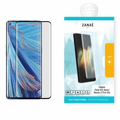 Verre trempe recourbe pour Oppo Find X2 Neo / Reno3 Pro 5G, Noir