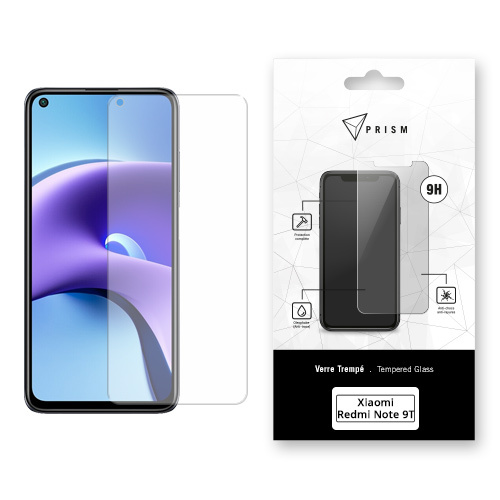 Verre trempe pour Xiaomi Redmi Note 9T, Transparent