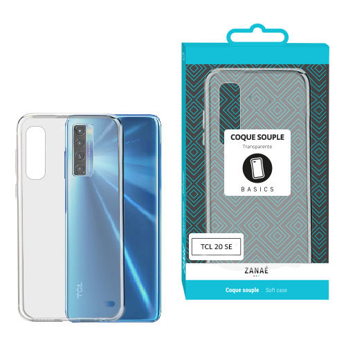 Coque Softgel pour TCL 20L, Transparent