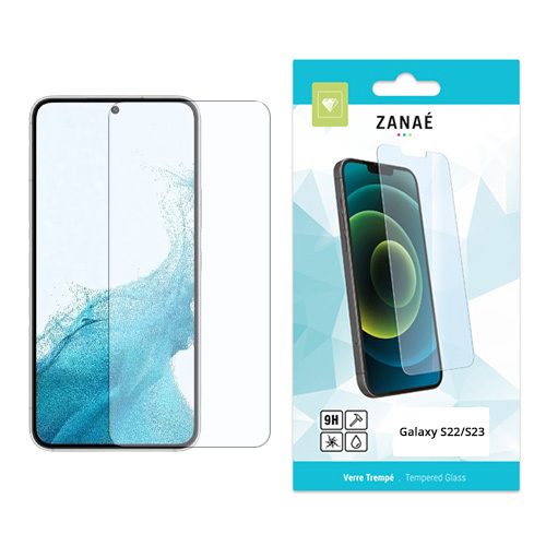 Verre trempe pour Samsung Galaxy S22 / S23, Transparent