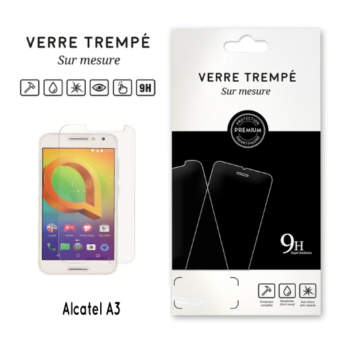 Verre trempe pour Alcatel A3 2017 (5046D), Transparent