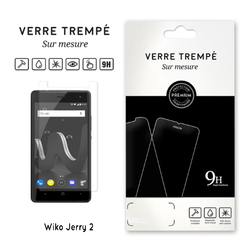 Verre trempe pour Wiko Jerry 2, Transparent