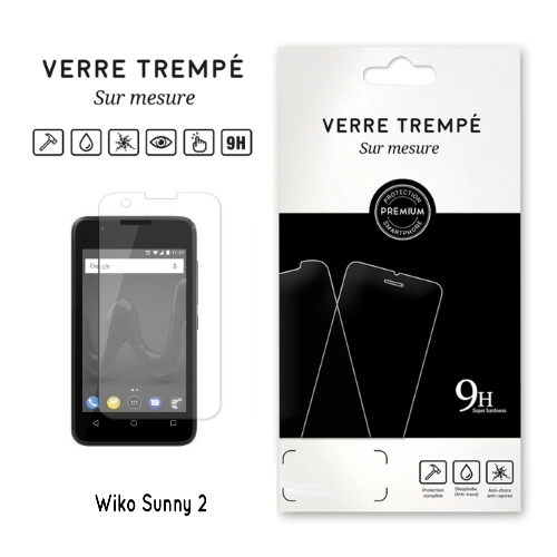 Verre trempe pour Wiko Sunny 2, Transparent