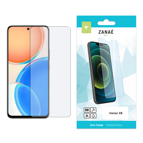 Verre trempe pour Honor X8, Transparent