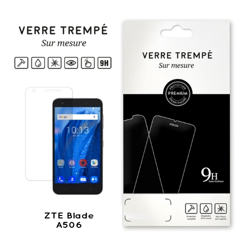 Verre trempe pour ZTE Blade A506 Transparent