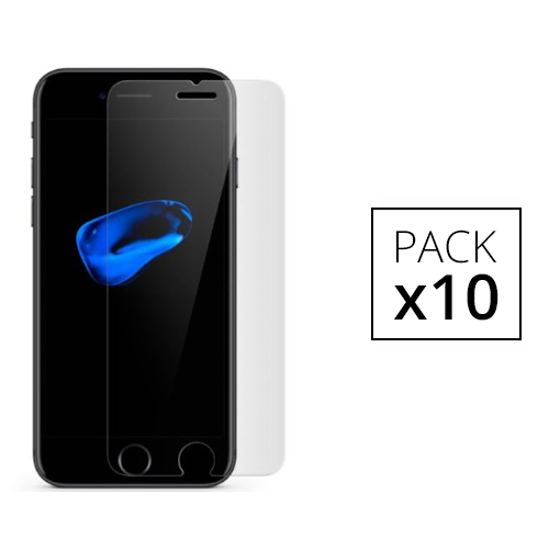 Pack de 10 verres trempes pour iPhone 7 / 8 / SE (2020) / SE (2022), Transparent