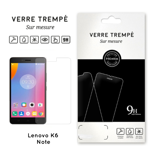 Verre trempe pour Lenovo K6 Note Transparent