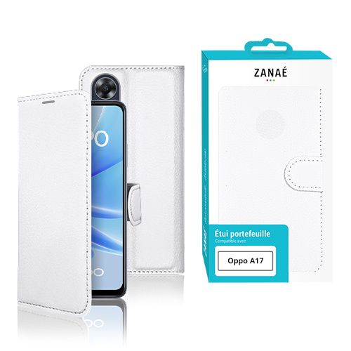Zanae Wallet for Oppo A17, White