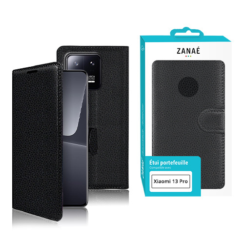 Zanae Wallet for Xiaomi Xiaomi 13 Pro, Black