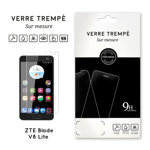 Verre trempe pour ZTE Blade V8 Lite Transparent