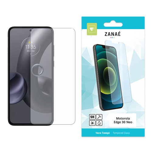 Film Protecteur en verre trempe pour Motorola Edge 30 Neo, Transparent
