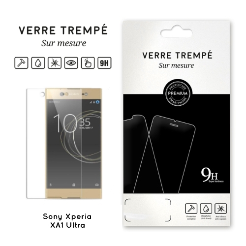 Verre trempe pour Sony Xperia XA1 Ultra, Transparent