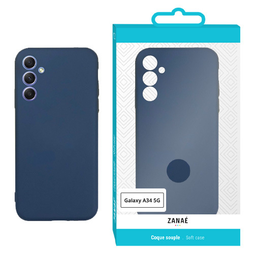 Coque Zanae Color pour Galaxy A34 5G, Marine