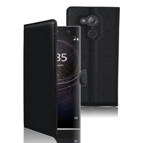 Etui Portefeuille pour Sony Xperia XA2 Ultra, Noir