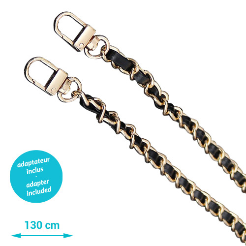 Chaine-bijou Leather Black
