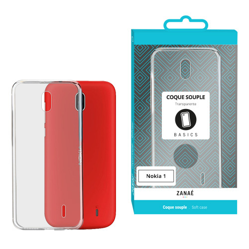 Coque Softgel pour Nokia 1, Transparent