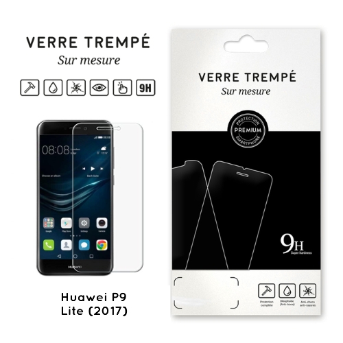 Verre trempe pour Huawei P9 Lite (2017), Transparent