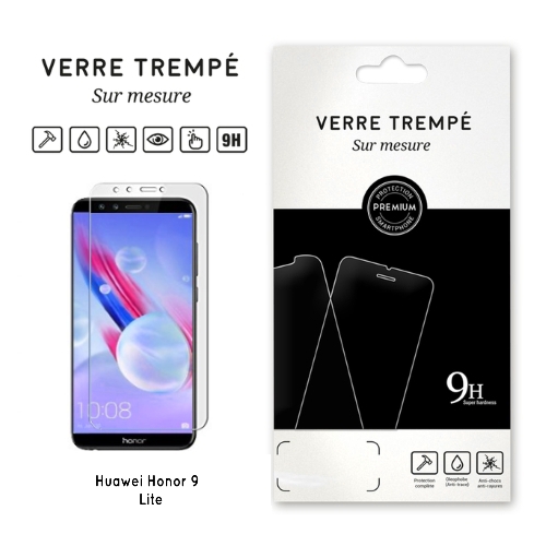 Verre trempe pour Honor 9 Lite, Transparent