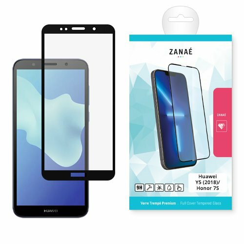 Verre trempe Full Cover pour Huawei Y5 (2018) / Honor 7S, Noir