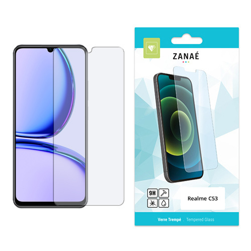 Film Protecteur en verre trempe pour Realme Note 60 / Note 50 / C63 4G / C53 / Honor X5c Plus, Transparent