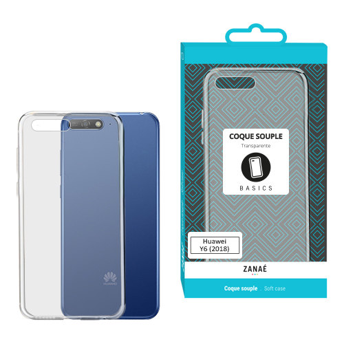 Coque Softgel pour Huawei Y6 (2018), Transparent