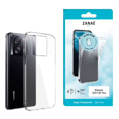 Coque Softgel pour Xiaomi 13T / 13T Pro, Transparent