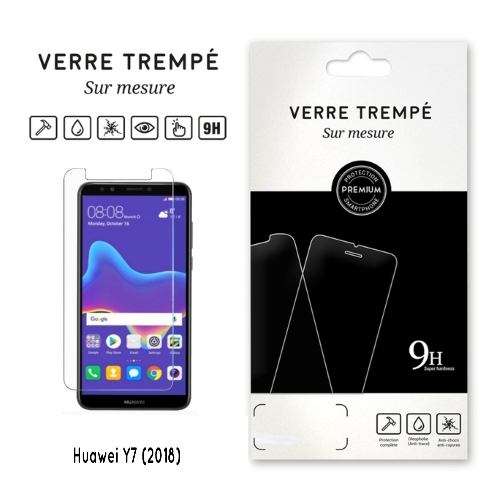 Verre trempe pour Huawei Y7 (2018) / Honor 7C, Transparent
