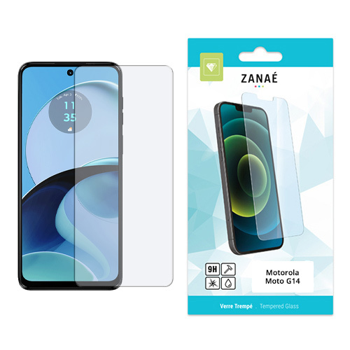 Film Protecteur en verre trempe pour Moto G14, Transparent