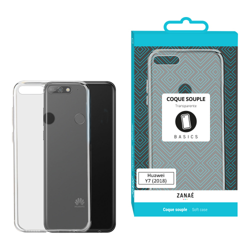 Coque Softgel pour Huawei Y7 (2018) / Honor 7C, Transparent