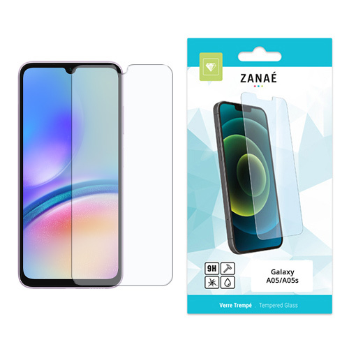 Film Protecteur en verre trempe pour Galaxy A05 / A05s, Transparent