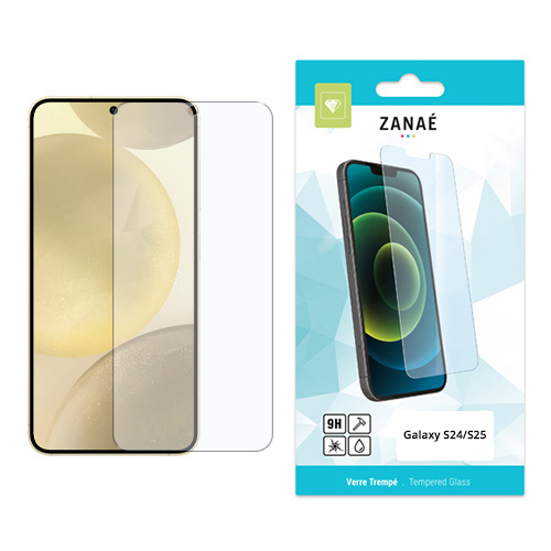 Verre trempe pour Galaxy S24 / S25, Transparent