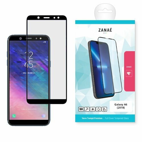 Verre trempe Full Cover pour Samsung Galaxy A6 (2018), Noir