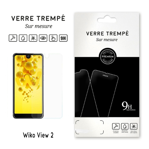 Verre trempe pour Wiko View 2, Transparent