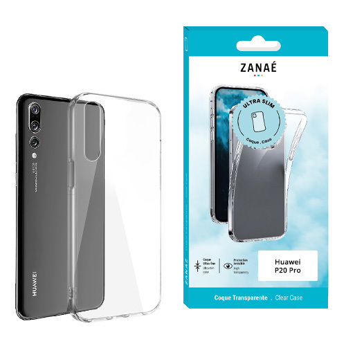 Coque Softgel pour Huawei P20 Pro, Transparent