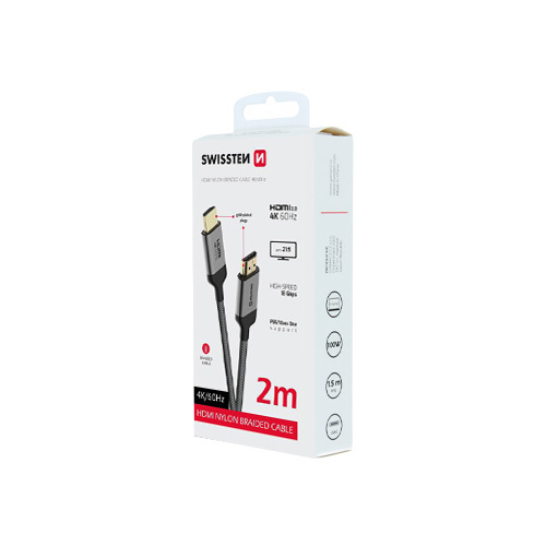 Cable HDMI 4K 2m, Swissten