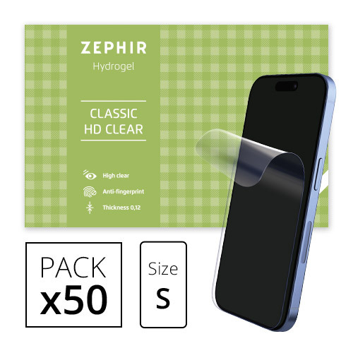 Pack de 50 films Classic HD Clear (0.12mm)