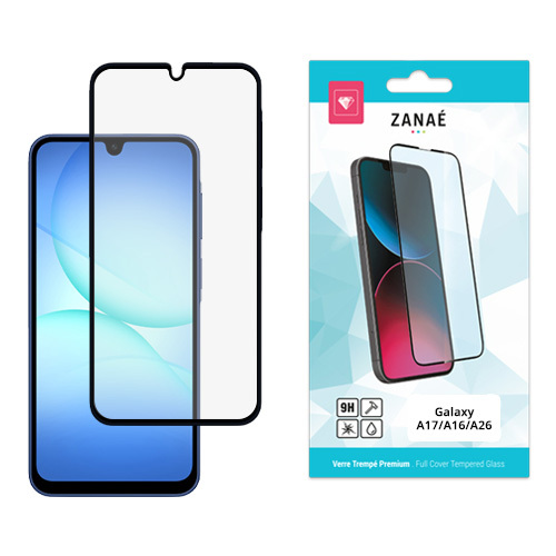 Film de protection Verre trempe Full Cover pour Galaxy A18/ A17/ A16 / A26, Noir