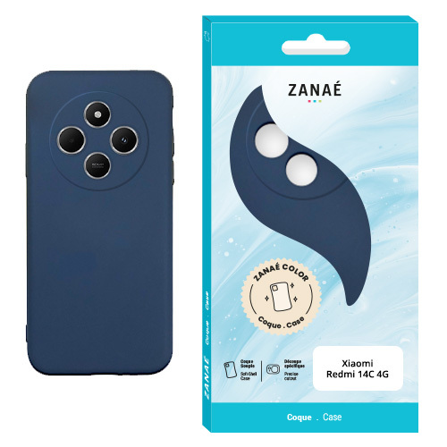 Coque Zanae Color pour Redmi 14C 4G, Marine