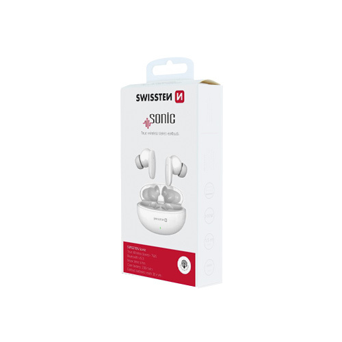 Ecouteurs TWS, SONIC, Swissten, Blanc