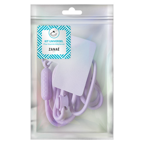 Cordon universel Color Block, Lilas