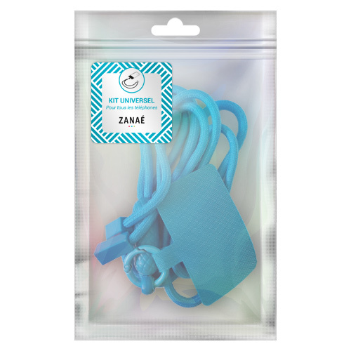 Cordon universel Color Block, Bleu