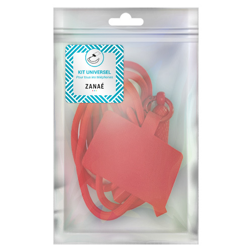 Cordon universel Color Block, Rouge