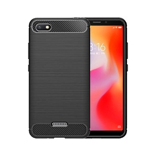 Coque SiliCase pour Xiaomi Redmi 6A, Noir