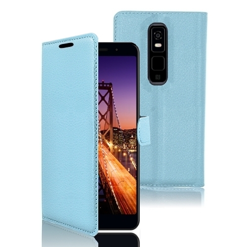 Etui Portefeuille Zanae pour Altice S61 Bleu clair